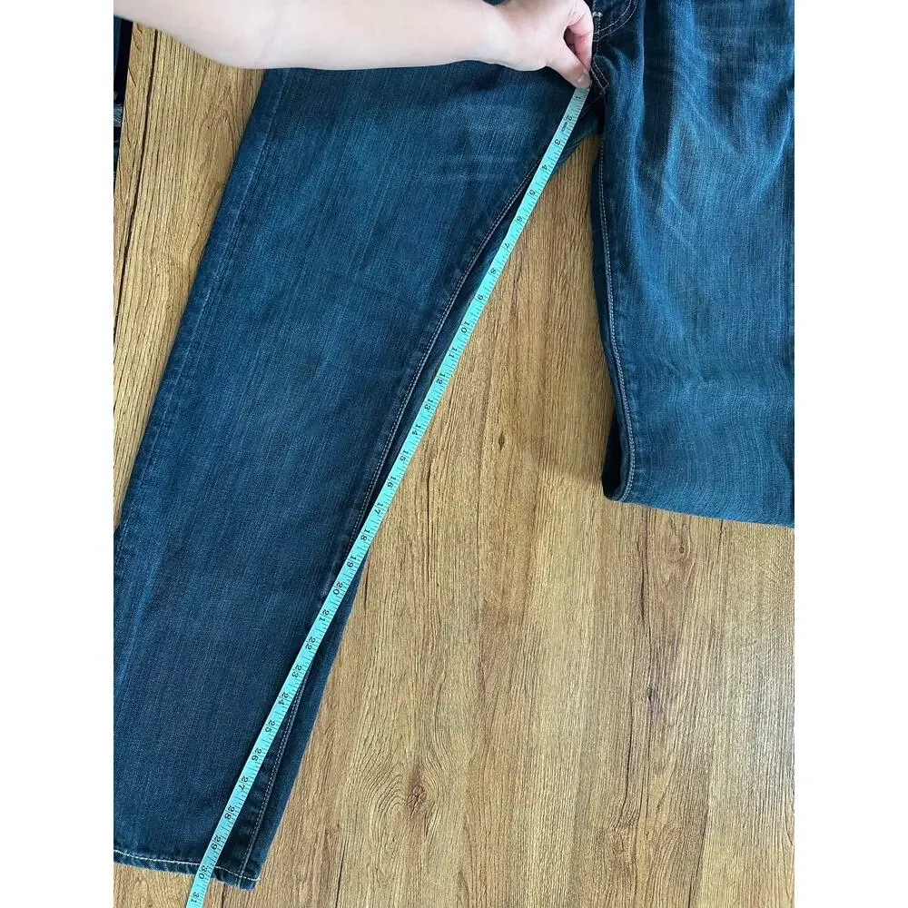 Levi's 514 Straight Dark Wash Jeans Size 31x32